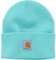 Carhartt Jungen Kids' Knit Watch Hat Beanie-Mütze, Blau (Aruba Blue), 6-14 Years