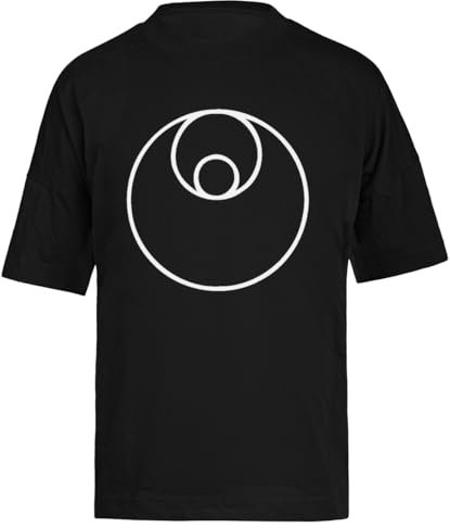 Diagramme De 3 Soleils À Problèmes Corporels T-Shirt Unisexe Noir Tee Baggy Surdimensionné