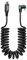 GELRHONR Spiral USB C Kabel 100W, 20V 5A Schnelllade U Winkel USB Typ C Feder Spiralkabel für Auto, 180Grad Typ C Stecker zu Stecker Carplay Kabel 20Gbps,8K@60Hz, für i/Phone15, S23 S22, Note 20 10