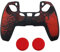 Custodia in silicone per controller PS5, miglior presa e comfort, con grip per pollici di precisione, set da 2, nera