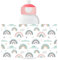 Mepal Trinkflasche Pop-up Campus - Wasserflasche für Kinder - Regenbogen - Auslaufsichere Flasche für die Schule - Wiederverwendbar - BPA-frei & Spülmaschinenfest - 400 ml - Kleine Regenbogen