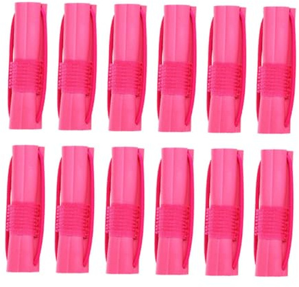 CALLARON 12 Stück-pack Schwamm Haarwickler aus Schwamm für Selbstgemacht Haarlocken Bequem Tragbar Haarstyling Werkzeug für Zuhause und Natürlichen Lockeneffekt
