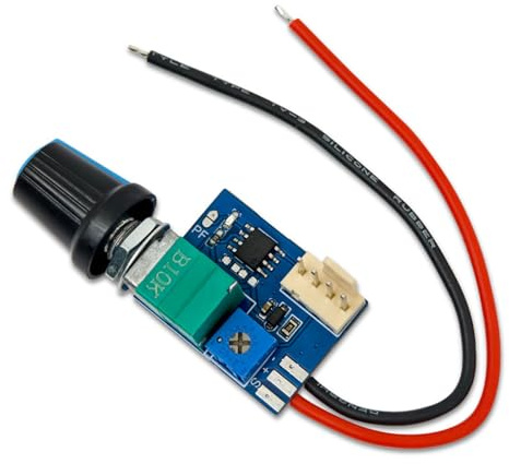 Vdaxvme 4 Pin Fan Speed Controller with On/Off Switches, PWM Technology for Computer Builds, Adjustable Pwms Fan Module