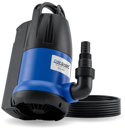CHM GmbH Tauchpumpe CSP-407P mit integriertem Schwimmerschalter Fördermenge: 7000 l/h 400 Watt