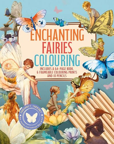 Enchanting Fairies Colouring Kit: Includes a 64-Page Book, 6 Frameable Colouring Prints and 10 Pencils (Arcturus Colouring Kits)