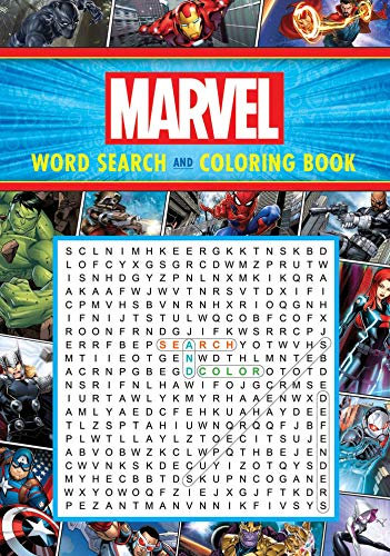 Marvel Word Search and Coloring Book (Coloring Book & Word Search)