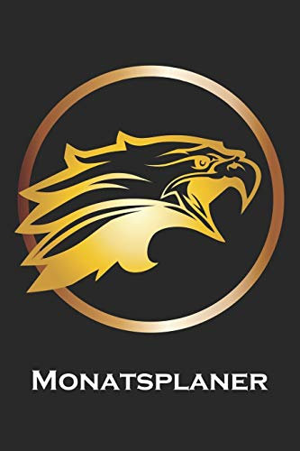 Monatsplaner: Monatsplaner, Termin-Kalender | Geschenk-Idee für Adler Fans | A5 | 120 Seiten