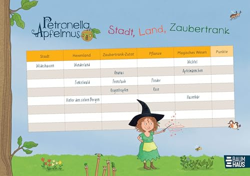 Petronella Apfelmus - Stadt, Land, Zaubertrank: Das beliebte Wortsuchspiel für die ganze Familie – schult Konzentration, Sprache und Schreiben, ab 7