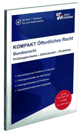 KOMPAKT Bundesrecht: Auf knapp 100 Seiten: Probleme und Definitionen im Überblick (KOMPAKT: Grundsätzlich jeder Problembereich auf 2 Seiten dargestellt)