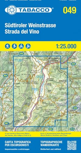 49 Südtirol Weinstrasse: 1:25000