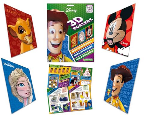 Disney: 3D Posters (Scan the QR code to see how to create your own wall art!)