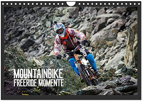 Mountainbike Freeride Momente (Wandkalender 2025 DIN A4 quer), CALVENDO Monatskalender: Mountainbike Freeride Momente durch zerklüftete Felsen und schmale Wege aus Schotter und Stein. (CALVENDO Sport)