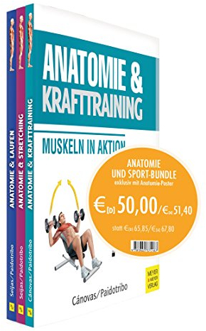 Anatomie und Sport-Bundle. Was bewirken Sport und Fitnessübungen? Ein Gesamtüberblick mit mehr als 500 Darstellungen zum Muskel- und Ausdauertraining.