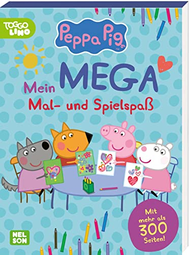 Peppa Wutz Ausmalbilder: Mein MEGA Malspaß: Malvorlagen für Kinder ab 3 Jahren
