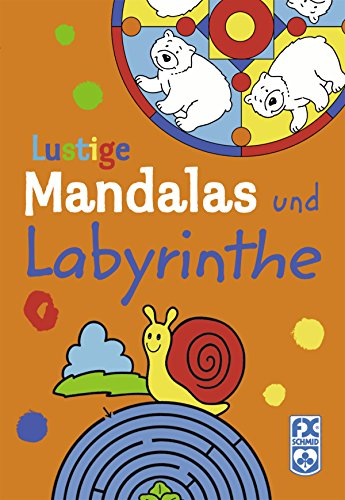Lustige Mandalas und Labyrinthe
