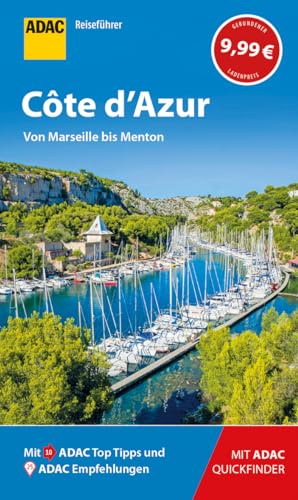Côte d'Azur: Mit Maxi-Faltkarte und praktischer Spiralbindung (ADAC Reiseführer)