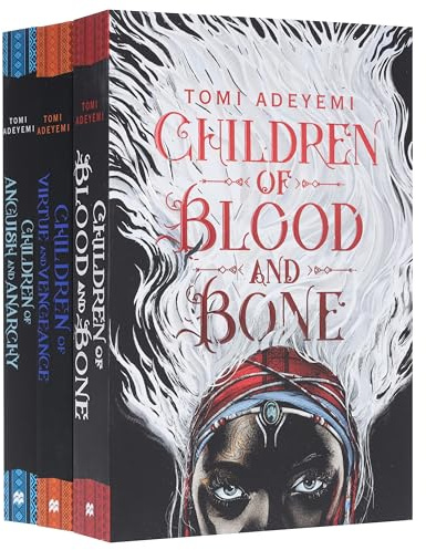 Legacy of Orisha Series By Tomi Adeyemi 3 Books Collection Set (Children of Blood and Bone, Children of Virtue and Vengeance & Children of Anguish and Anarchy [Hardback])