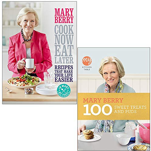 Cook Now Eat Later & My Kitchen Table By Mary Berry 2 Books Collection Set