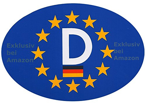 HR-Autocomfort Europa D Schild 13 x 9 cm Aufkleber