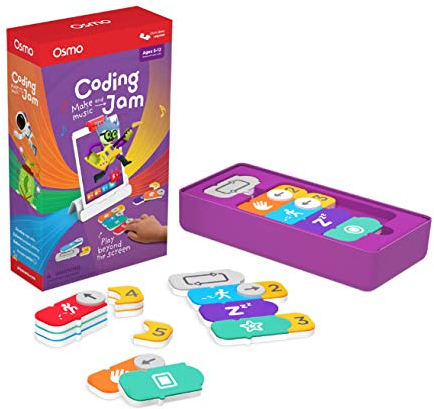 Osmo - Coding Jam - Lernspiel - 6-12 Jahre - spielend Programmieren lernen - Musik komponieren, Programmieren, logisches Denken und Kreativität - für iPad oder Fire-Tablet (Osmo Basis erforderlich)