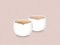 Nespresso Origin Collection Lot de 2 mugs tasses à café expresso en porcelaine blanche