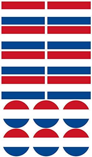 28 Aufkleber der Flagge von Holland. Aufkleber für Fahrräder, Motorräder, Zubehör (HOLLAND