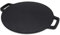 12.6-Inch Cast Iron Roti Tawa, Double Handled Cast Iron Crepe Pan for Dosa, Tortillas