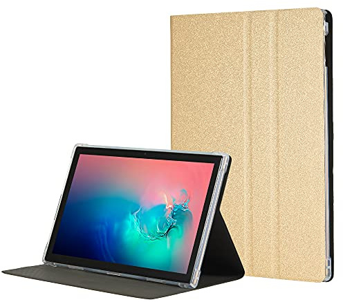YHFZR Hülle für VASTKING KingPad K10 10 Zoll, Ultra Schlank Schutzhülle Etui mit Standfunktion Smart Case Cover für VASTKING KingPad K10 10 Zoll, Gold