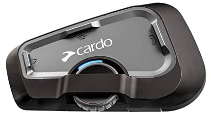 CARDO, kostenloses Motorrad-Gegensprechanlagen-Kit Bluetooth Freecom 4X Solo, Einzelpackung, black