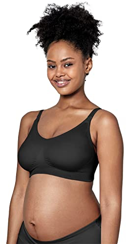 Medela Women's Keep Cool Ultra Bra, Opaque, Black, L