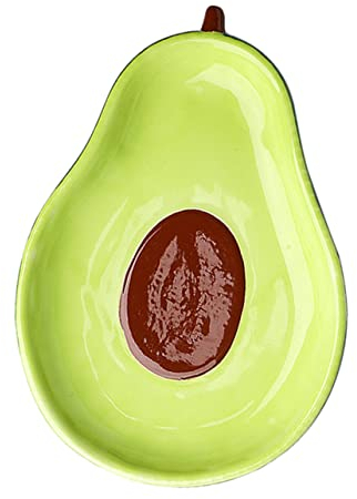 WOONEKY Home Obstplatte Vorspeisen Schüsseln Gericht Chip Eisgerichte Sushi Hochzeit Grün Restaurant Kuchen Teller Snacks Servieren Sahne Ramen Abendessen Eintauchen Avocado Platten
