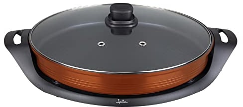 Jata JEPE1639 - Paellera Electrica Antiadherente de 38 cm de diámetro y 5 cm de profundidad. Calor uniforme por toda la superficie. 2000 W