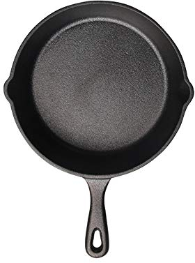 OQHAIR Padella in ghisa Padella Padella Pentola in ghisa Le Migliori pentole Professionali per padelle condite per impieghi gravosi per friggere Cottura saltata (Dimensioni : A) (C)