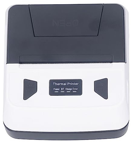Thermodrucker, Bluetooth, Tragbar, für Quittungen, Tickets, Rechnungen, POS-Druckgerät, Weiß, 80 Mm, für Windows IOS Android
