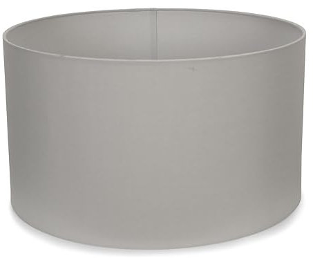 MiniSun | Large Modern Grey Fabric Drum Light Shade | Lamp Shades, Home Décor & Improvement Essential | 450mm Shade Width