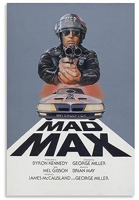 ENILSA Mad Max Film-Leinwand-Poster, dekoratives Gemälde, Leinwand-Wandposter und Kunstdruck, modernes Familienschlafzimmer-Dekor-Poster, 30 x 45 cm