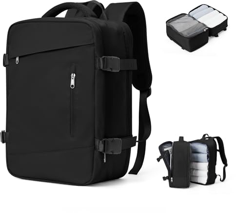 SZLX Sac à Dos Ryanair Cabine 40x20x25 Sac de Voyage Bagage à Main Femme Bagage Cabine Sac à Dos Ordinateur Portable Homme Imperméable Travel Backpack