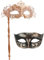 Coddsmz Masquerade Mask for Women on Stick Venetian Masks Costume Party Masks Mardi Gras Mask Christmas Halloween