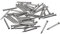 QUARKZMAN Clous de Finition 120Pcs 25mm 1 Pouce Outil à Main en Acier Au Carbone Clou Sans Tête