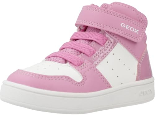 Geox B ECLYPER Girl A, Scarpe da Ginnastica Bambina, Rosa, 21 EU