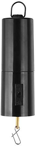 Batteriebetriebener Hängender Drehmotor für Windspiele und Mobiles, Drehmotor, Gartendekorationszubehör (Schwarz)