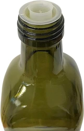 Firmadigaranzia srl - 6 pz - Bottiglie Per Olio E Liquore 1000 ml - Marasca Quadre In Vetro Uvag con Dosatore Salvagoccia e Tappo Ermetico - Made In Italy - Uso professionale e domestico