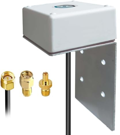 Maswell 4G LTE 5G NR Antenne Outdoor 1x câble pour 1x LTE Port Router | 700-6000 MHz avec WiFi 6 | Low Gain Pas pour compétition de Vitesse | SMA, TS9 et RP-SMA pour Netgear FRITZBox ZTE ASUS