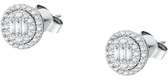 CHRIST Damen-Ohrstecker 750er Weißgold 6 Diamant One Size 89118794