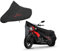 Walser Indoor Motorrad Abdeckplane, 100% passende Motorrad Abdeckplane Indoor Stretch, Motorrad Garage für den Innenbereich, Motorradabdeckung Winterfest, Motorrad Zubehör schwarz L 250x100x130 cm