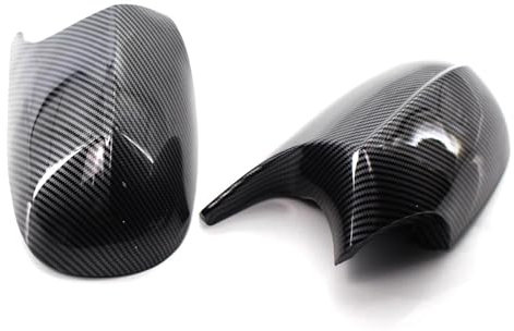 autozen Rückspiegel Abdeckung für E81 E82 E87 E90 E91 E92 E93 2008-2013, Carbon Schwarz