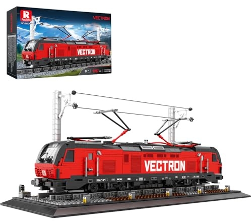 Reobrix Eisenbahn-Baustein-Set (1757 Teile) – MOC-Vectron-Elektro-Truck 66019, Modell für Erwachsene & Kinder, Deko.