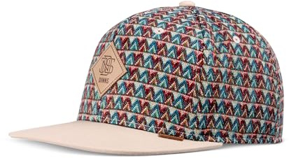 Djinns - Colour Triangle - 6 Panel Snapback Cap Cappy Hut Hat Kappe Mütze Caps