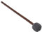 Kisangel Bol chantant et psalmodie fil chakra maillet de bol de musique noir frappeurs de bol sonore bâtons de gong pilons fournitures de bol chantant Bois Grey