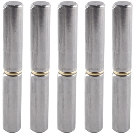Hoite 5Pcs 16x120mm Stainless Steel Weld-On Tape Rolls Gate and Door Hinges Weld-On Hinges​